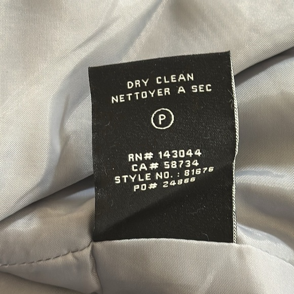 Bagatelle Collection Faux Wrap Skirt Women's L Gray Brown Textured Length 20.5" - Picture 8 of 10